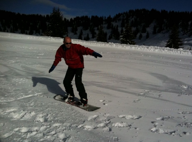  Lección de snowboard en Chamonix 